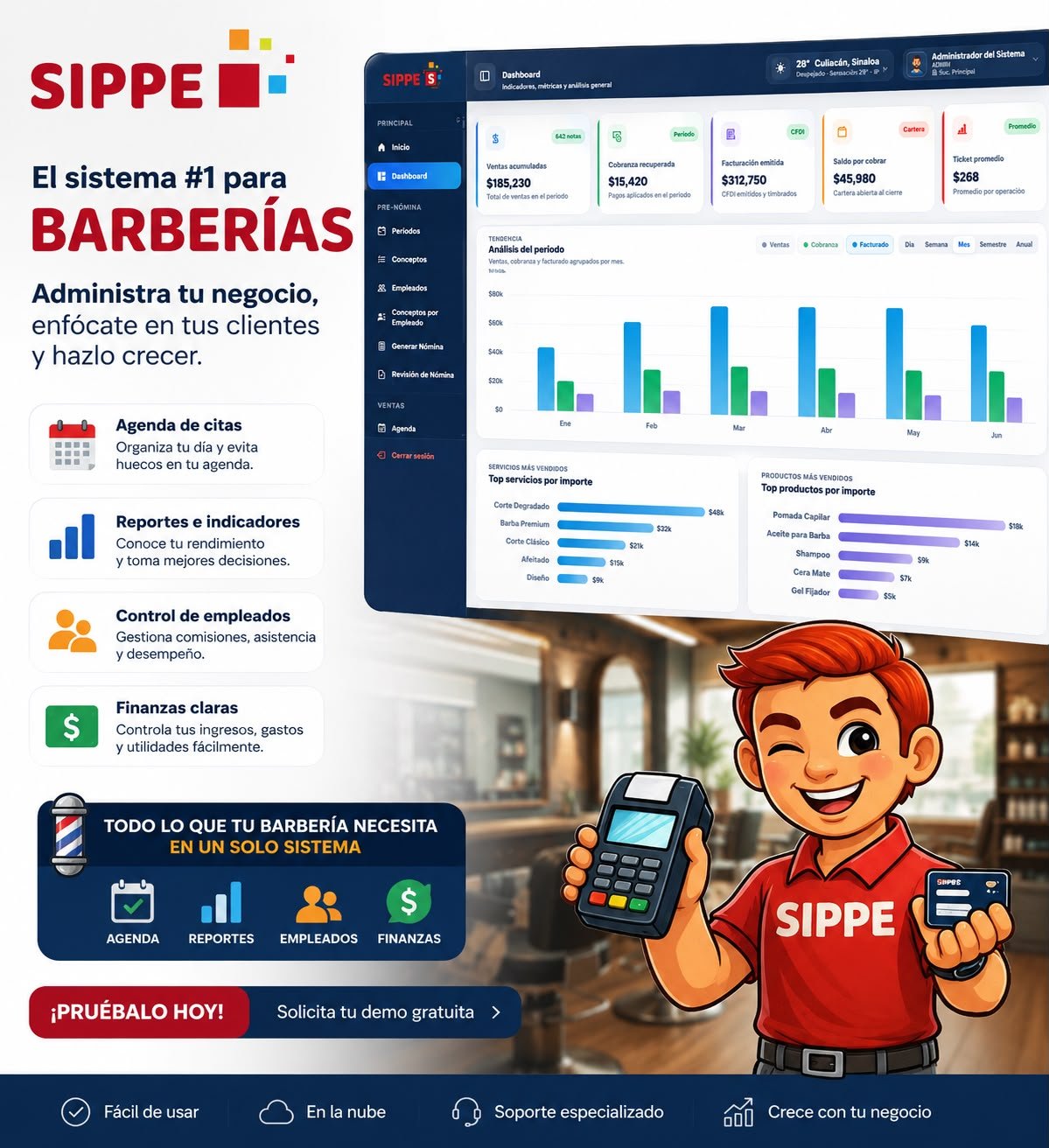 SIPPE para barberías